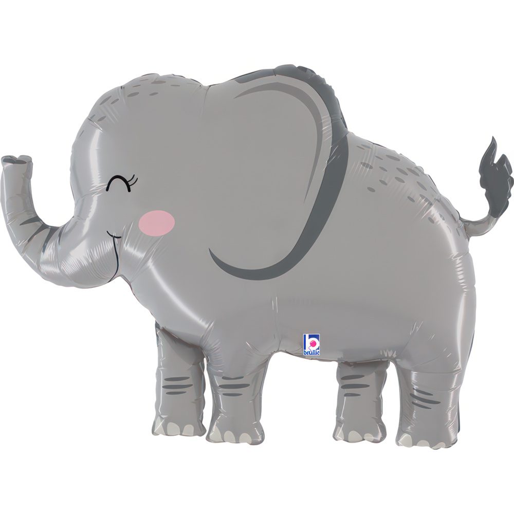Grabo 44 inch Jungle Elephant Foil Balloon_25207-jungle-elephant-b